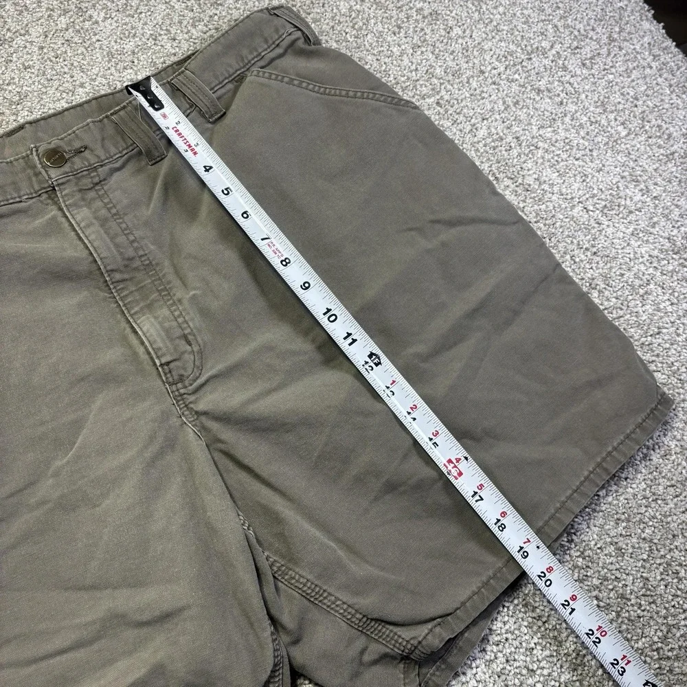 Carhartt Cargo Shorts Mens 44 Brown Canvas Work Relaxed Fit Utility 8 Inseam